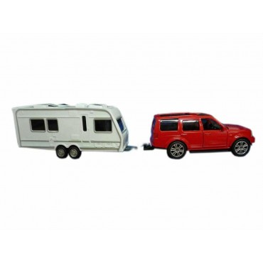 Quest Toy Car With Caravan