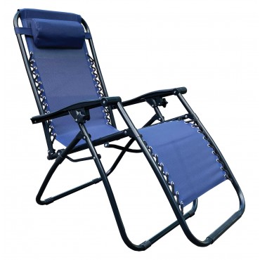Quest Hygrove Zero Gravity Stepless Relaxer Chair - Blue