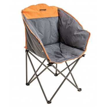 Quest Autograph Kent Camping Tub Chair in Black and Orange