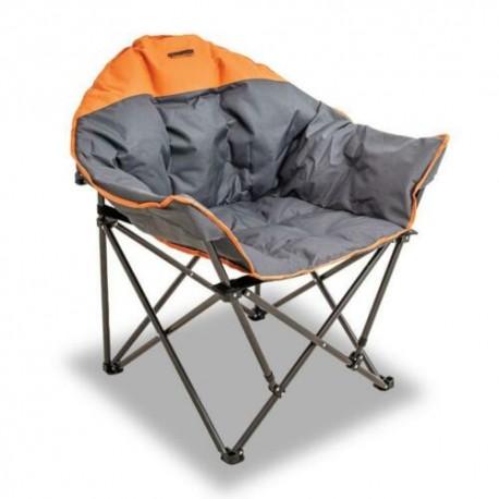 Quest Autograph Cleveland Large Moon Tub Folding Chair - Black & Orange