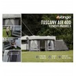 2022 Vango Tuscany 400 Pro Premium Inflatable Air Large Caravan Awning