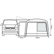 2022 Cayman Combo Air Campervan Driveaway Awning Low 180-210