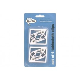 Chef Aid Sprung Tablecloth Retaining Clips - Ideal for outdoor dining