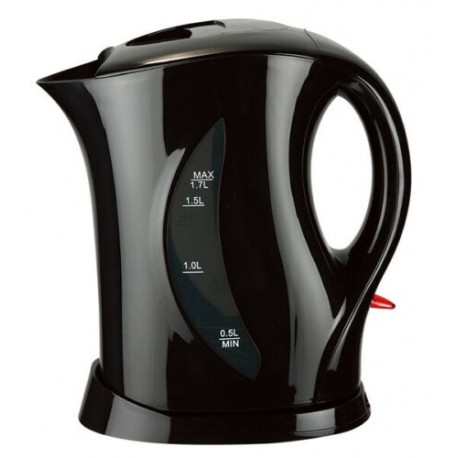 Quest Leisure 1.7L Low Wattage Black Jug Kettle