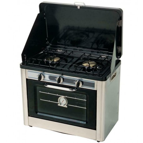 Camping Oven & Double Burner Stove