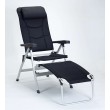 Isabella Thor Reclining Camping Chair with Footrest - Dark blue