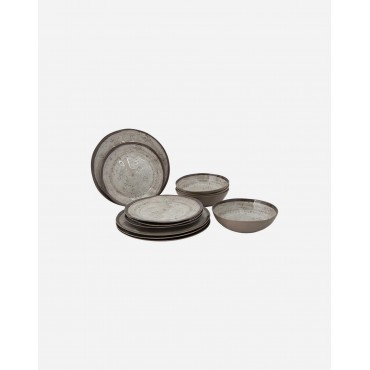 Melamine Dinner Set - 12 piece - Halo Beige
