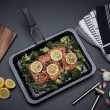 Grill Pan with Trivet & Handle - Size 28 x 22