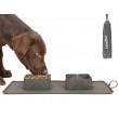 Portable Dog Water Bowl and Mat - Grey