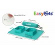 Portable Dog Water Bowl and Mat - Grey