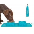 Portable Dog Water Bowl and Mat - Turquoise