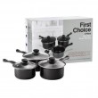 Non-stick Sauce Pan Set, 3 Piece with lids