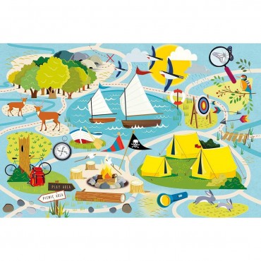 Childrens 36 piece Jigsaw Puzzle - Camping Themed