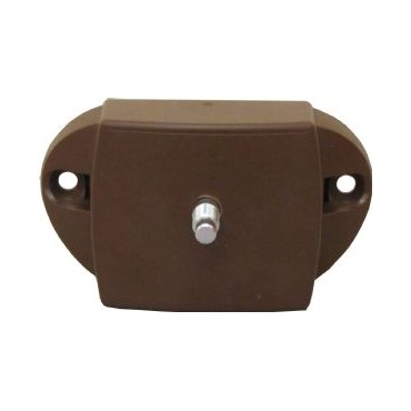 Push Button Lock Brown Dual Side Opening