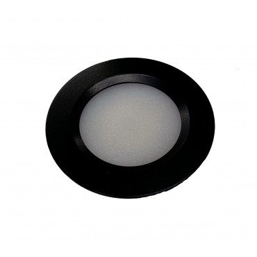 Vechline Lyra 3w Mini SMD Warm White LED Recessed Downlighter - Black