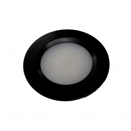 Vechline Lyra 3w Mini SMD Warm White LED Recessed Downlighter - Black