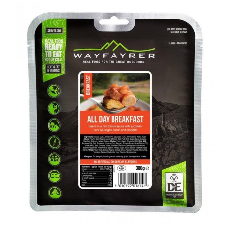 Wayfarer expedition food pack - DofE Recommended - All Day Breakfast