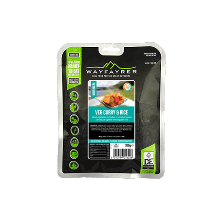 Wayfayrer expedition food pack - DofE Recommended - Vegetable Curry