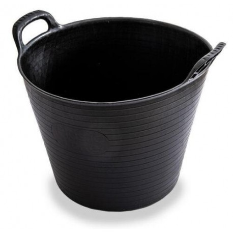 25 Litre Flexi Tub With Handles - Black