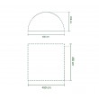 Coleman Event Shelter XL Bundle with Walls & Door - Sunshade Canopy