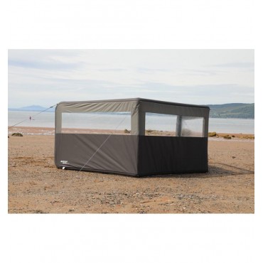 Vango Inflatable 3 Panel Windbreak - Grey -Elements Pro Shield Sentinel Air Beam