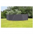 Vango Elements Pro Shield 4 Panel Steel Framed Windbreak - 480 x 112cm - Grey