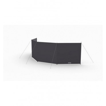 Vango Elements Pro Shield 4 Panel Steel Framed Windbreak - 480 x 112cm - Grey