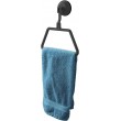 Grey Towel Holder Ring with Screwless Suction Cup Fastening