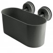 Grey Bathroom Shower Caddy with Screwless Suction Cup Fastening