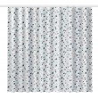 Shower Curtain with Rings - Green Dots
