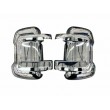 Motorhome Mirror Protector for X250 2006 onwards - Short Arm Chrome