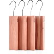 Pack of Four Chemical Free All Natural Moth Repellent Cedar Hang Ups