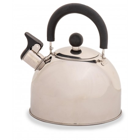 2 Litre Whistling Kettle - Quest Hamilton Polished Stainless Steel