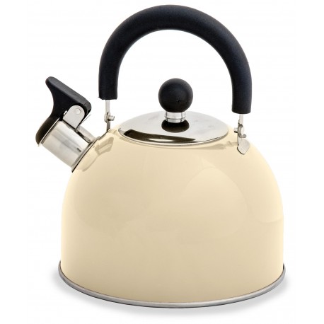 2 Litre Whistling Kettle - Quest Hamilton Cream