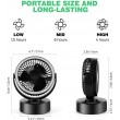 Portable Camping Light and Fan - Camptech Luna LED 2-in-1