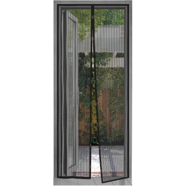 Magnetic Door Bug Bouncer Fly Screen - 90 x 210cm