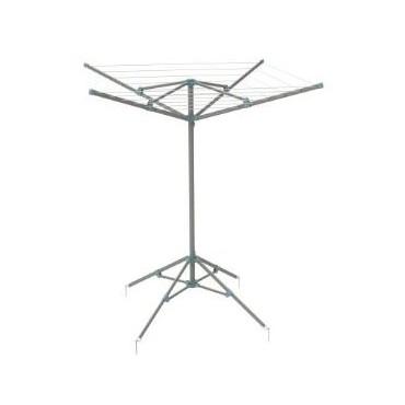 4 Arm Rotary Airer / Washing Line C/W Foot