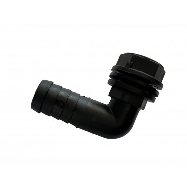 FAWO ¾" 19mm Barbed Stem Elbow Tank Connector
