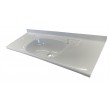 White Sink / Basin - 600-875 x 335 x 135 Trimmable Width