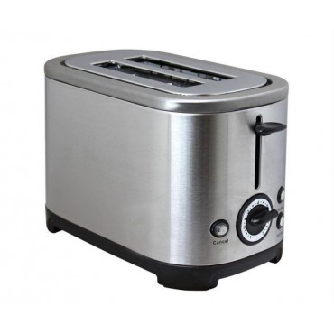 Deluxe Low Wattage Stainless Steel 2 Slice Toaster