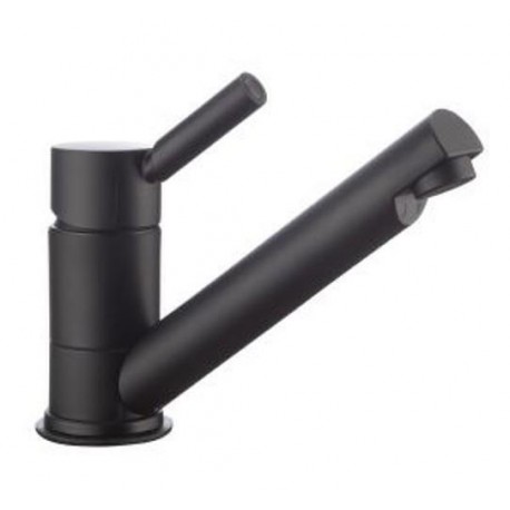 Reich Trend E Matt Black Mixer Tap with Push Fit connectors