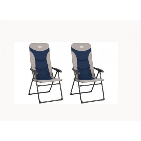 2 For £90 - Royal Colonel Chair Blue/Silver