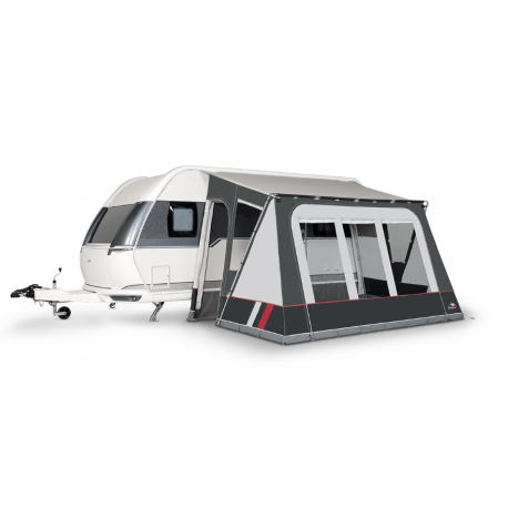 Dorema Mistral 360 XL Porch With Steel Frame - Charcoal / Grey