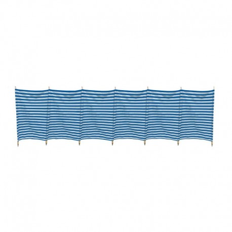 7 Pole Shetland Windbreak - Blue - Poled
