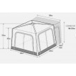 Westfield Triton Air Awning for Low Campervans (180-210)