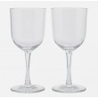 Wine Glass - Pack of Two - Clear Plastic