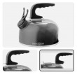 1 Litre Whistling Kettle with Slide Off Handle