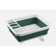 Compact Space Dish Drainer with Drain