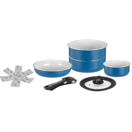 Brunner Aluminium Stackable Saucepan Set