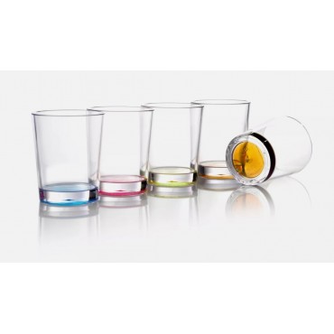 Picnic Stackable Anti-Slip Tumbler Glasses - Pack of 4
